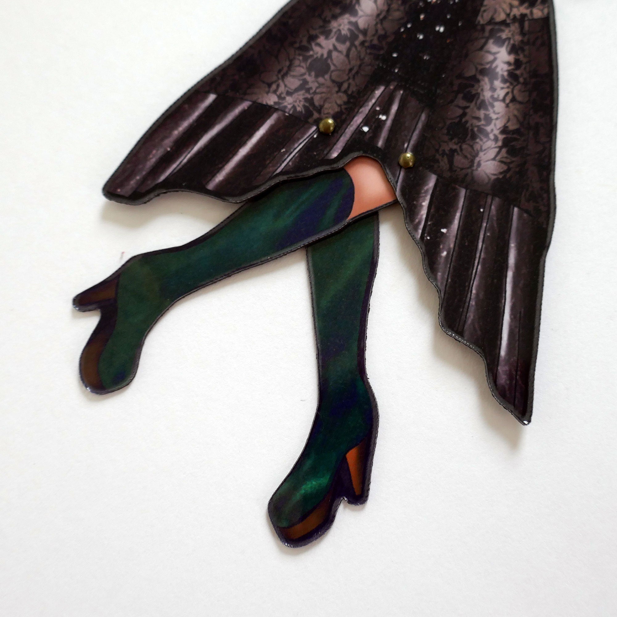 Articulated Magnet Doll | 70s Rock Goddess Home Decor