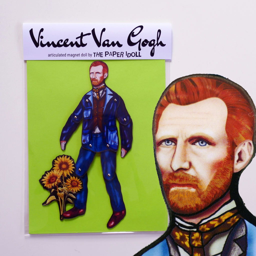Articulated Van Gogh Magnet Doll | Iconic Artist Decor