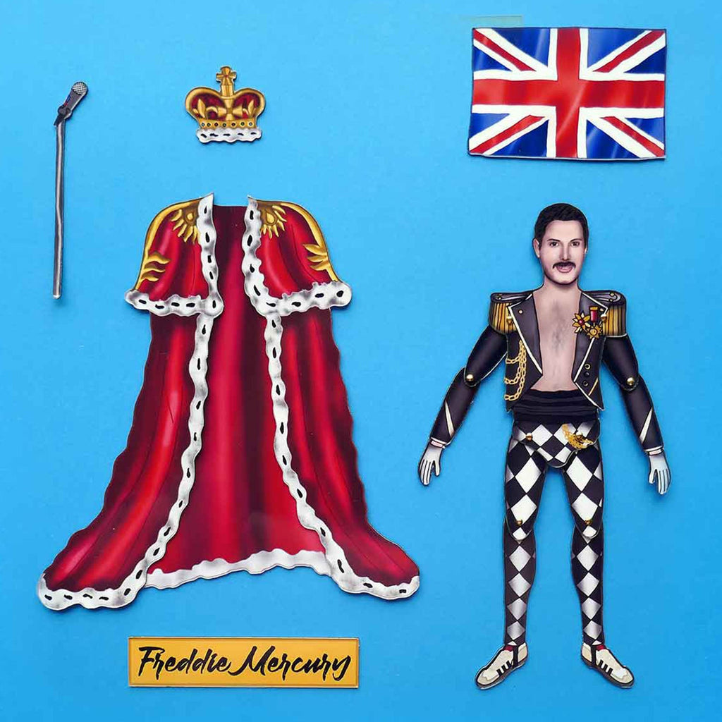 Articulated Freddie Mercury Magnet Doll | Music Lover Decor